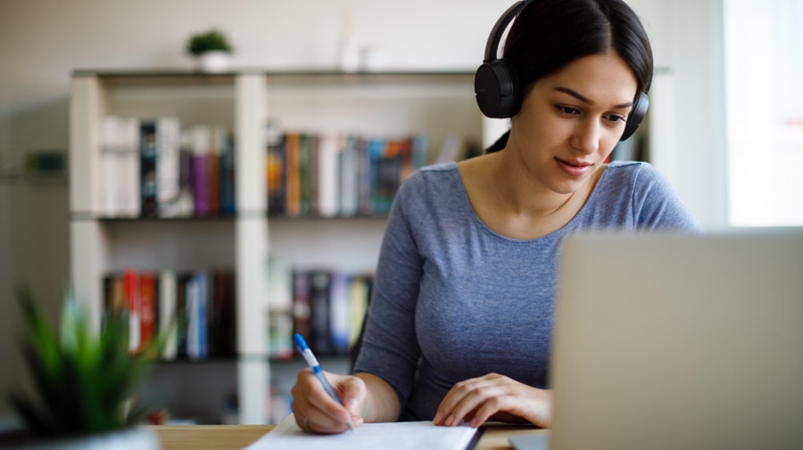 Women on computer reading about ABA Therapy Resources
