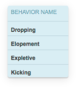 behavior name